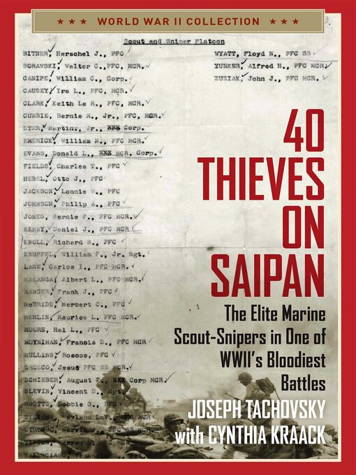 Title details for 40 Thieves on Saipan by Joseph Tachovsky - Available